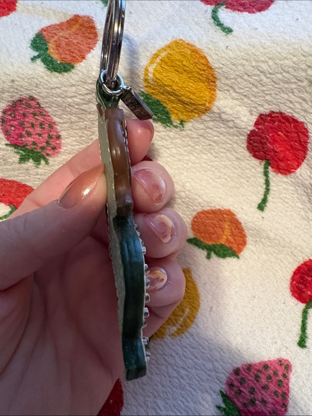 Coach Vintage Mermaid Leather Keychain with Green Sequins Early 2000βs EUC π§ββοΈ - Picture 4 of 6